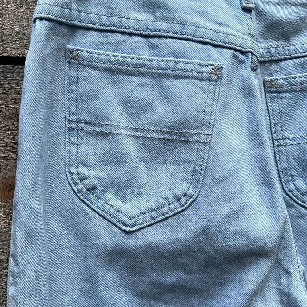 Riders Denim Kid’s Blue Distressed Relaxed Straight Leg Sturdy Jeans Size 16